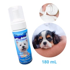 GENERICO - ESPUMA BAÑO EN SECO MASCOTA CACHORRO x 180 mL