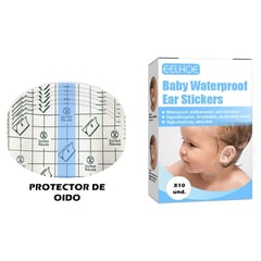 IMPORTADO - Protector de Oidos Impermeable para Bebés Agua x10 und