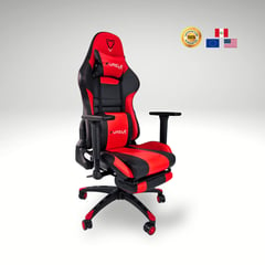 GENERICO - Silla Gamer Furgle Pro Titan Negro y Rojo