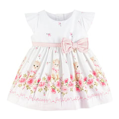 BABY CLUB CHIC - Vestido Estampado con Dije Bebé Niña