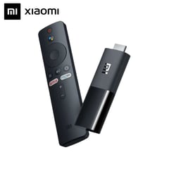 XIAOMI - Mi TV Stick Full HD 1080P Negro Convertidor a Smart TV Android TV 9.0 con Control de Voz