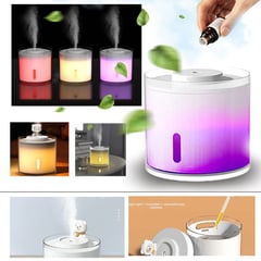 GENERICO - Humidificador USB difusor de aroma purificador económico con luz led