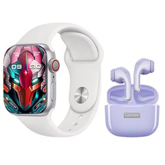 LENOVO - Auriculares LP40 Pro-Morado y Toumi Watch S9 Pro-W Reloj