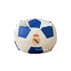 GENERICO - Puff Pelota Grande RealMadrid Puffperu Ultracuero