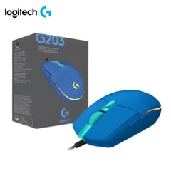 LOGITECH - Mouse Gaming G203 RGB Azul