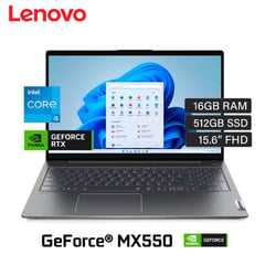 LAPTOP IDEAPAD 5 15IAL7, I5 1235U, 16GB, SSD 512GB, 2GB MX550, 15.6' FHD, FREEDOS