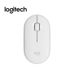 LOGITECH - Mouse Pebble M350 Silent - Blanco