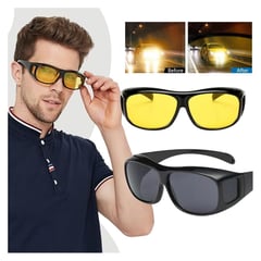 OEM - Lentes HD Gafas Día y Noche con Super Visión para Manejo y Uso Diario