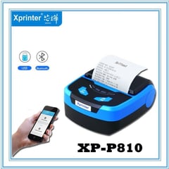 XPRINTER - Impresora Termica Portatil Recargable y Bluetooth 80mm XP-P810