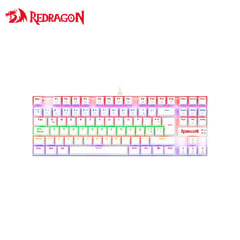 REDRAGON - Teclado Mecanico Kumara Rainbow K552-KR-SP WHITE Spanish