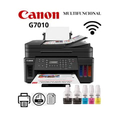 CANON - IMPRESORA G7010 MULTIFUNCIONALDUPLEXWIFIETHERNETADF FAX