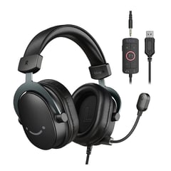 FIFINE - - Audífono Ampligame H9 Surround Sound 7.1 - Negro