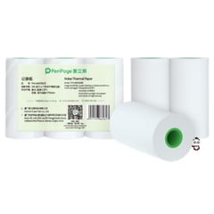 PERIPAGE - PACKX3 PAPEL BLANCO TERMICO PARA MINI IMPRESORA