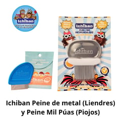 ICHIBAN - Set x 2 peines para eliminar/prevenir Piojos y Liendres