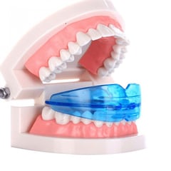 GENERICO - Protector Retenedor Dental Bucal Con Estuche - Color Azul