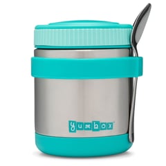 YUMBOX - TERMO PARA COMIDA CON BANDA SUJETADORA Y CUCHARA - Caicos Aqua