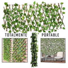 GENERICO - Rejilla de Hojas extensible retractil grass artificial pasto jardín