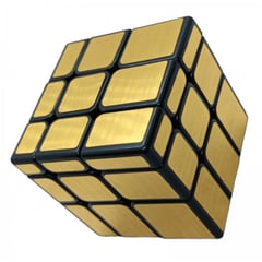 YONG JUN - Cubo Mágico Espejo Cubo Color Dorado