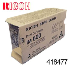 RICOH - TONER IM 550 418477 BLACK PARA IM 600