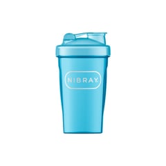 NIBRAY - Shaker Deportivo con Mezclador de Acero 400 ml