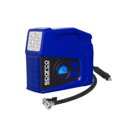 SPARCO - Compresor de Aire 12V + Medidor Digital de Neumáticos