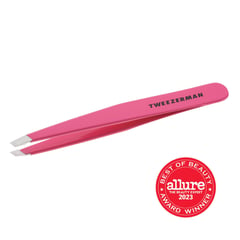 TWEEZERMAN - PINZA INCLINADA ROSA - SLANT TWEEZER PINK