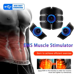 GENERICO - Tonificador ems 3 en 1 Recargable Brazos/Piernas Abdomen