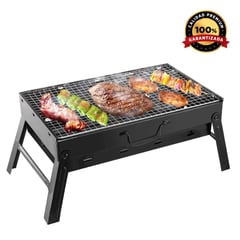 GENERICO - PARRILLA PLEGABLE CARBON PORTATIL