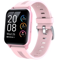 KUMI - Reloj Y79 Sports Smart con pantalla grande - Rosa