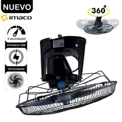 IMACO - Ventilador Orbital de Techo 18” OCF7919 75W