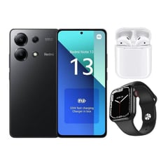 XIAOMI - Redmi Note 13 128GB Negro + Audifonos + Smartwatch