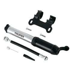 TRUPER - Mini inflador manual para bicicleta de 75 PSI