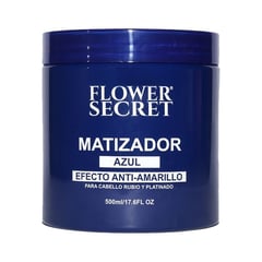 GENERICO - MATIZADOR DE CABELLO AZUL 500ML - FLOWER SECRET