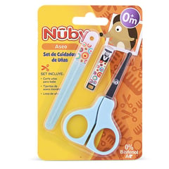 NUBY - Set De Cuidado De Uñas Celeste