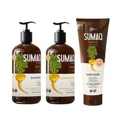 SUMAQ - Shampoo Acondicionador Máscara Extracto Maca