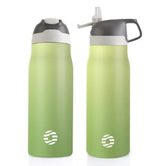 FJBOTTLE - - Botella de agua deportiva con aislamiento 710 ml - Verde