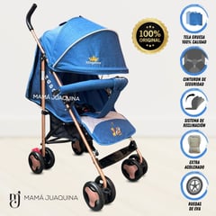 KINGDOM - Coche Bastón Deportivo «ZAFARI GOLD» Edición Limitada Blue