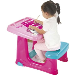 DOLU - Escritorio o Mesa de Estudio para Niñas Rosa