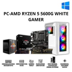 PC GAMER RYZEN 5 5600G WHITE