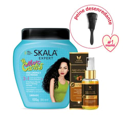 SKALA - Kit Máscara Mais Cachos de 1Kg y Aceite de argan de 35ml + Regalo