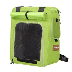 GENERICO - Mochila maletín transportador para gato 40x30x18cm- VERDE