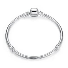 GENERICO - Pulsera de plata joyería dije para regalo - beautiful