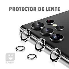 GENERICO - Mica Protectora de Camara Plateado para Samsung Galaxy A34