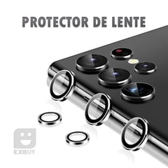 GENERICO - Mica Protectora de Camara Plateado para Samsung Galaxy A54