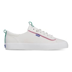 KEDS - Zapatilla Kickback Leather Pop Binding Blanco