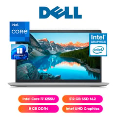 DELL - LAPTOP 3520 15", INTEL CORE i7-1255U, 8GB RAM, 512GB SSD - NOTEBOOK