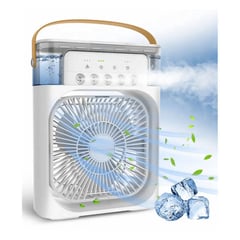 GENERICO - Ventilador Humificador Enfriador con Aire Acondicionado Multicolor