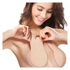 GENERICO - Brasier Invisible adhesivo push Up orejas de conejo para damas