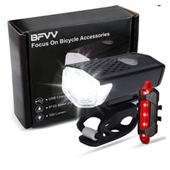 OEM - PACK DE LUCES RECARGABLES PARA BICICLETA 700 LUMENES