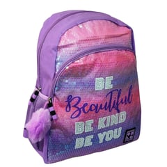 YOLO - Mochila Escolar Juvenil Beatifull Lentejuelas